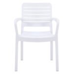 ΠΟΛΥΘΡΟΝΑ ΕΞΩΤ.ΧΩΡΟΥ FLAN HM6369.01 ΛΕΥΚΟ ΠΟΛΥΠΡΟΠΥΛΕΝΙΟ 57x56x82.5Yεκ. - Image 3