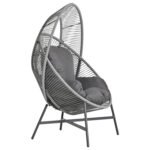 Αγόρασε ΠΟΛΥΘΡΟΝΑ-ΦΩΛΙΑ RULER HM6506.01 ΓΚΡΙ ΜΕΤΑΛΛΟ-P.E.RATTAN-ΜΑΞΙΛΑΡΙΑ 90x85x149Υεκ σε μοναδική τιμή στο clickforshop.gr