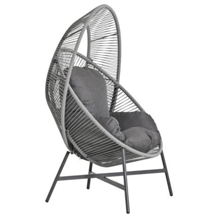 Αγόρασε ΠΟΛΥΘΡΟΝΑ-ΦΩΛΙΑ RULER HM6506.01 ΓΚΡΙ ΜΕΤΑΛΛΟ-P.E.RATTAN-ΜΑΞΙΛΑΡΙΑ 90x85x149Υεκ σε μοναδική τιμή στο clickforshop.gr