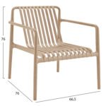 ΠΟΛΥΘΡΟΝΑ LOUNGE ΕΞΩΤ.ΧΩΡΟΥ MALEN HM6626.04 ΚΑΠΟΥΤΣΙΝΟ ΠΟΛΥΠΡΟΠΥΛΕΝΙΟ 67x75x75Υεκ - Image 2