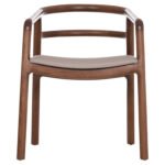 ΠΟΛΥΘΡΟΝΑ ΤΡΑΠΕΖΑΡΙΑΣ EFFY HM18393.03 ΦΡΑΞΙΝΟΣ ΣΕ ΚΑΡΥΔΙ-ΚΑΘΙΣΜΑ ΜΠΕΖ PU 57x57x70Υεκ - Image 3