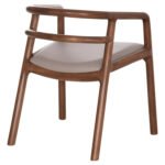 ΠΟΛΥΘΡΟΝΑ ΤΡΑΠΕΖΑΡΙΑΣ EFFY HM18393.03 ΦΡΑΞΙΝΟΣ ΣΕ ΚΑΡΥΔΙ-ΚΑΘΙΣΜΑ ΜΠΕΖ PU 57x57x70Υεκ - Image 5