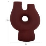 ΣΕΤ 2ΤΜΧ ΕΠΙΤΡΑΠΕΖΙΑ ΔΙΑΚΟΣΜΗΤΙΚΑ ΒΑΖΑ NAMENTIS HM21143.01 ΤΕΡΑΚΟΤΑ ΛΕΥΚΟ/ΒΥΣΣΙΝΙ - Image 3