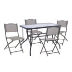 Αγόρασε ΣΕΤ ΕΞ.ΧΩΡΟΥ 5ΤΜΧ MAG HM21033 ΤΡΑΠΕΖΙ ADAM & 4 ΠΤΥΣΣΟΜΕΝΕΣ ΚΑΡΕΚΛΕΣ ΓΚΡΙ σε μοναδική τιμή στο clickforshop.gr