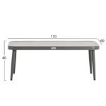 ΣΕΤ ΣΑΛΟΝΙ ΕΞ.ΧΩΡΟΥ 4 ΘΕΣΕΩΝ WILLA HM6505.01 ΑΛΟΥΜΙΝΙΟ-ΣΧΟΙΝΙ-ΜΑΞΙΛΑΡΙΑ ΣΕ ΓΚΡΙ - Image 4