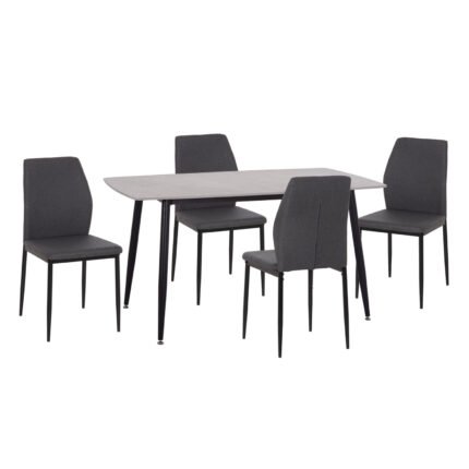 Αγόρασε ΣΕΤ ΤΡΑΠΕΖΑΡΙΑΣ 5ΤΜΧ RAVEN HM10743 ΚΕΡΑΜΙΚΟ TOP ΓΚΡΙ ΜΑΡΜΑΡΟ--ΓΚΡΙ ΥΦΑΣΜΑ σε μοναδική τιμή στο clickforshop.gr