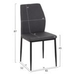 ΣΕΤ ΤΡΑΠΕΖΑΡΙΑΣ 5ΤΜΧ RAVEN HM10743 ΚΕΡΑΜΙΚΟ TOP ΓΚΡΙ ΜΑΡΜΑΡΟ--ΓΚΡΙ ΥΦΑΣΜΑ - Image 2