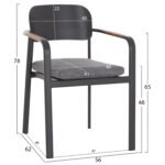 ΣΕΤ ΤΡΑΠΕΖΑΡΙΑΣ ΕΞ.ΧΩΡΟΥ 6 ΘΕΣΕΩΝ ELARA HM10726.01 ΓΚΡΙ ΑΛΟΥΜΙΝΙΟ-ΕΠΕΚΤΕΙΝΟΜΕΝΟ ΤΡΑΠΕΖΙ - Image 3