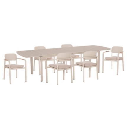 Αγόρασε ΣΕΤ ΤΡΑΠΕΖΑΡΙΑΣ ΕΞ.ΧΩΡΟΥ 6 ΘΕΣΕΩΝ ELARA HM10726.05 ΜΠΕΖ ΑΛΟΥΜΙΝΙΟ-ΕΠΕΚΤΕΙΝΟΜΕΝΟ ΤΡΑΠΕΖΙ σε μοναδική τιμή στο clickforshop.gr