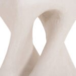 ΣΚΑΜΠΟ ΤΕΤΡΑΓΩΝΟ SANTORINI HM18337 ΠΟΛΥΡΗΤΙΝΗ--ΥΠΟΛΕΥΚΟ ΧΡΩΜΑ 30x30x45Yεκ - Image 5