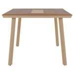 ΤΡΑΠΕΖΙ ΑΛΟΥΜΙΝΙΟΥ TABER HM5131.04 ΚΑΠΟΥΤΣΙΝΟ ΜΕ POLYWOOD TOP 200x100x75Υεκ - Image 4