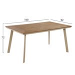 ΤΡΑΠΕΖΙ ΑΛΟΥΜΙΝΙΟΥ ΜΕ POLYWOOD TABER HM5132.04 ΚΑΠΟΥΤΣΙΝΟ 160x92x72Υεκ - Image 2