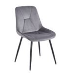 Αγόρασε SILVIA GREY VELVET ΥΦΑΣΜΑ ΚΑΡΕΚΛΑ ΜΕΤΑΛΛΙΚΗ 51X58X87εκ. σε μοναδική τιμή στο clickforshop.gr