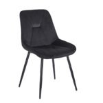 Αγόρασε SILVIA BLACK VELVET ΥΦΑΣΜΑ ΚΑΡΕΚΛΑ ΜΕΤΑΛΛΙΚΗ 51X58X87εκ. σε μοναδική τιμή στο clickforshop.gr