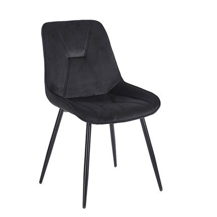 Αγόρασε SILVIA BLACK VELVET ΥΦΑΣΜΑ ΚΑΡΕΚΛΑ ΜΕΤΑΛΛΙΚΗ 51X58X87εκ. σε μοναδική τιμή στο clickforshop.gr