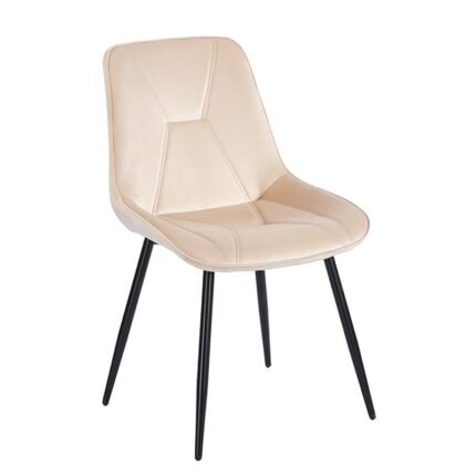 Αγόρασε SILVIA BEIGE VELVET ΥΦΑΣΜΑ ΚΑΡΕΚΛΑ ΜΕΤΑΛΛΙΚΗ 51X58X87εκ. σε μοναδική τιμή στο clickforshop.gr