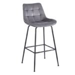 Αγόρασε ERMINA GREY VELVET ΥΦΑΣΜΑ 75εκ. ΣΚΑΜΠΟ ΜΕΤΑΛΛΙΚΟ 49X50X75-104εκ. σε μοναδική τιμή στο clickforshop.gr