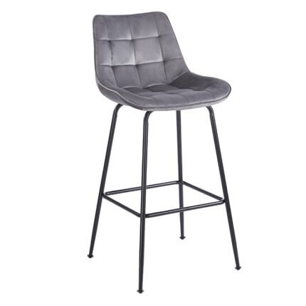 Αγόρασε ERMINA GREY VELVET ΥΦΑΣΜΑ 75εκ. ΣΚΑΜΠΟ ΜΕΤΑΛΛΙΚΟ 49X50X75-104εκ. σε μοναδική τιμή στο clickforshop.gr