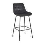 Αγόρασε ERMINA BLACK VELVET ΥΦΑΣΜΑ 75εκ. ΣΚΑΜΠΟ ΜΕΤΑΛΛΙΚΟ 49X50X75-104εκ. σε μοναδική τιμή στο clickforshop.gr