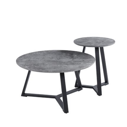 Αγόρασε ALEX SET 2τμχ. CEMENT Φ45Χ55εκ. & Φ80Χ41εκ. ΤΡΑΠΕΖΙ ΣΑΛΟΝΙΟΥ σε μοναδική τιμή στο clickforshop.gr