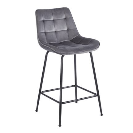 Αγόρασε ERMINA GREY VELVET ΥΦΑΣΜΑ 64εκ. ΣΚΑΜΠΟ ΜΕΤΑΛΛΙΚΟ 49X50X64-94εκ. σε μοναδική τιμή στο clickforshop.gr