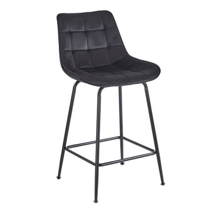 Αγόρασε ERMINA BLACK VELVET ΥΦΑΣΜΑ 64εκ. ΣΚΑΜΠΟ ΜΕΤΑΛΛΙΚΟ 49X50X64-94εκ. σε μοναδική τιμή στο clickforshop.gr