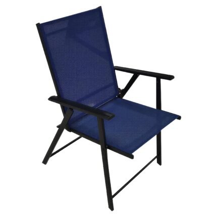 Βρες το Καρέκλα Παραλίας ArteLibre BLUEWAVE Μπλε/Μαύρο Μέταλλο/Textilene 47x47x89.5cm σε μοναδική τιμή στο clickforshop.gr