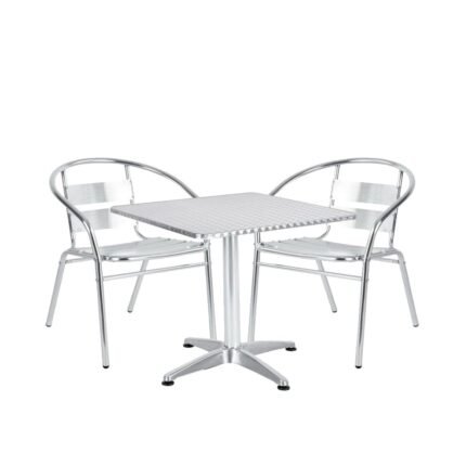 Βρες το Σετ Τραπεζαρία Κήπου ArteLibre CALLISTO Αλουμίνιο Ασημί Με 2 Πολυθρόνες 14990102 σε μοναδική τιμή στο clickforshop.gr