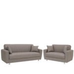 Βρες το Σετ Σαλόνι ArteLibre JUAN Διθέσιος και Τριθέσιος Καφέ σε μοναδική τιμή στο clickforshop.gr