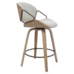 Βρες το Σκαμπό Bar ArteLibre MIRALIS Μπεζ/Φυσικό 52x52x93cm σε μοναδική τιμή στο clickforshop.gr