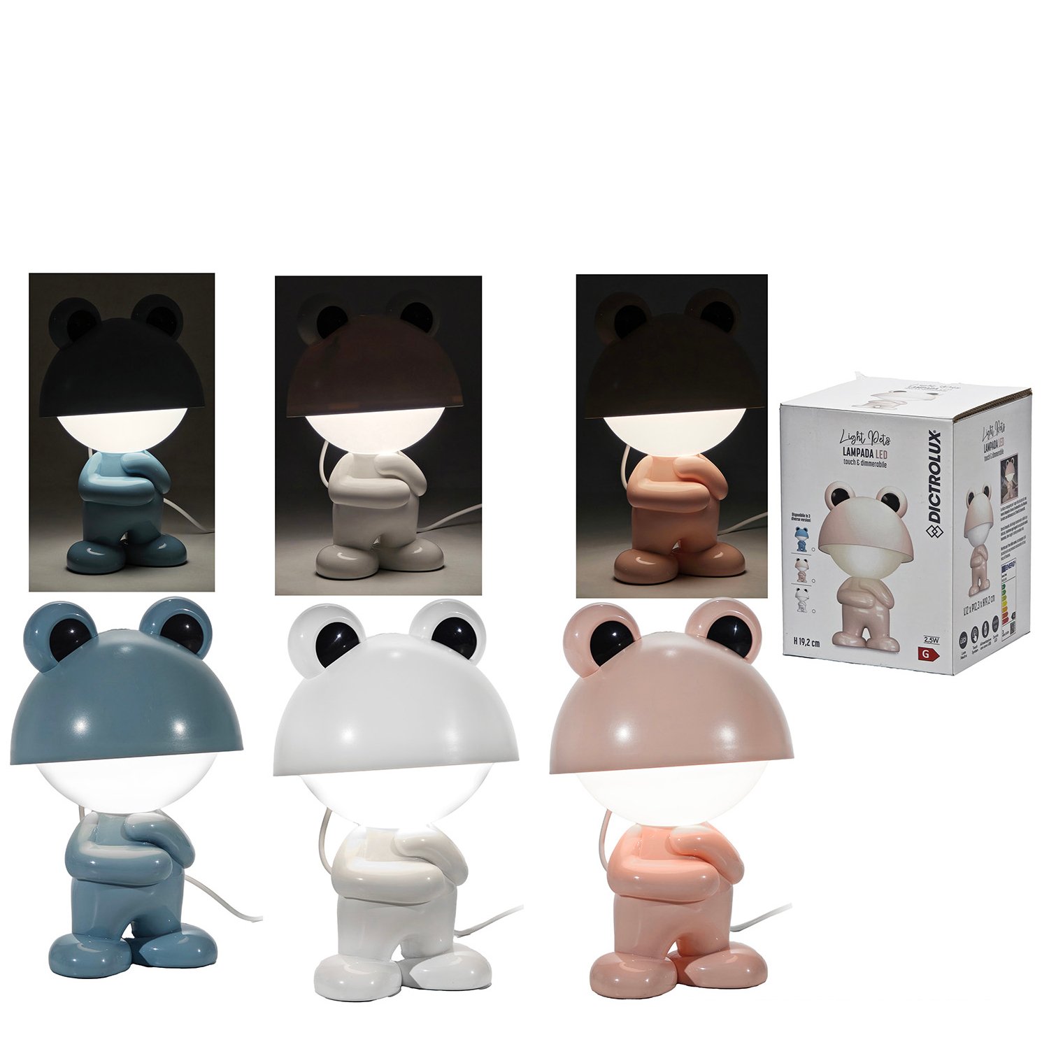 Λάμπα LED Touch Βάτραχος Light Pets Σε 3 Σχέδια Βρες το Λάμπα LED Touch Βάτραχος Light Pets Σε 3 Σχέδια σε μοναδική τιμή στο clickforshop.gr