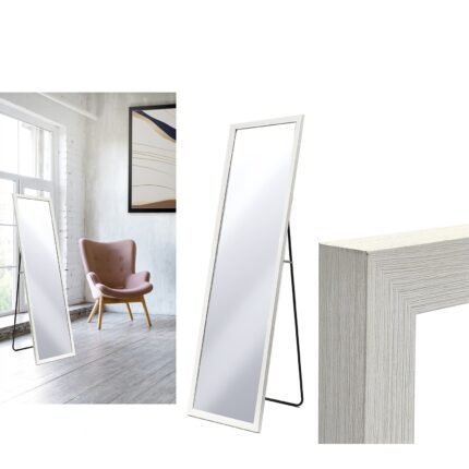 Βρες το Καθρέφτης λευκός δρυς 44x154CM σε μοναδική τιμή στο clickforshop.gr