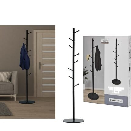 Βρες το Καλόγερος Μαύρο Μέταλλο Φ40xH175cm σε μοναδική τιμή στο clickforshop.gr