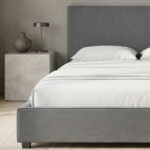 Κρεβάτι Verona Megapap υφασμάτινο με αποθηκευτικό χώρο χρώμα ανθρακί 160x200εκ. - Image 3