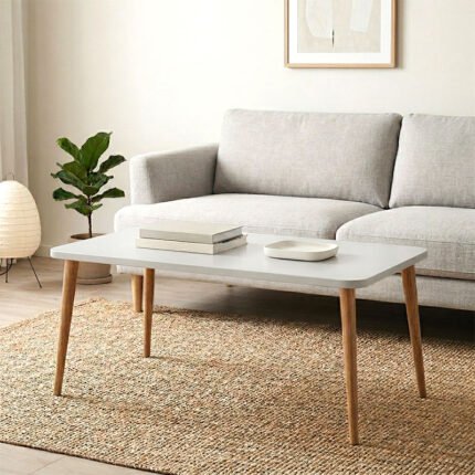 Βρες το Τραπεζάκι σαλονιού Plane Megapap χρώμα λευκό 90x55x41εκ. σε μοναδική τιμή στο clickforshop.gr