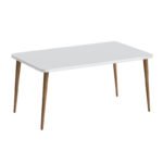 Τραπεζάκι σαλονιού Plane Megapap χρώμα λευκό 90x55x41εκ. - Image 2