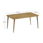 Τραπεζάκι σαλονιού Plane Megapap χρώμα sapphire oak 90x55x41εκ. - Image 3