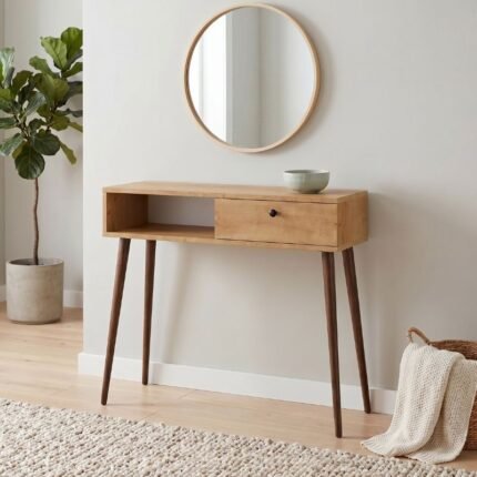 Βρες το Κονσόλα Napoli Megapap χρώμα sapphire oak 90x29x88εκ. σε μοναδική τιμή στο clickforshop.gr