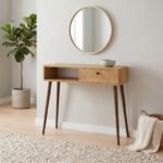 Κονσόλα Napoli Megapap χρώμα sapphire oak 90x29x88εκ. - Image 3