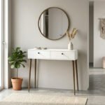 Βρες το Κονσόλα Alis Megapap χρώμα λευκό 110x29x88εκ. σε μοναδική τιμή στο clickforshop.gr