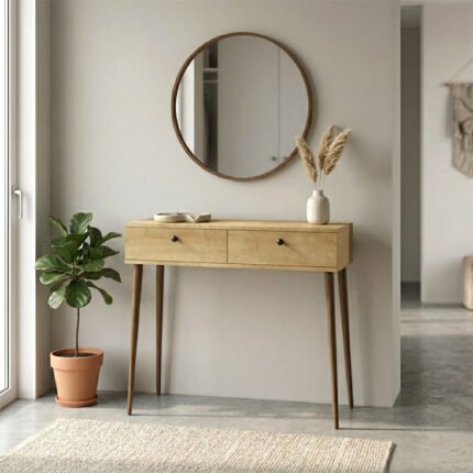 Βρες το Κονσόλα Alis Megapap χρώμα sapphire oak 110x29x88εκ. σε μοναδική τιμή στο clickforshop.gr