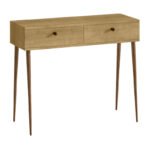 Κονσόλα Alis Megapap χρώμα sapphire oak 110x29x88εκ. - Image 3