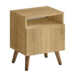 Κομοδίνο Sole Megapap χρώμα sapphire oak 40x30x47,6εκ. - Image 3