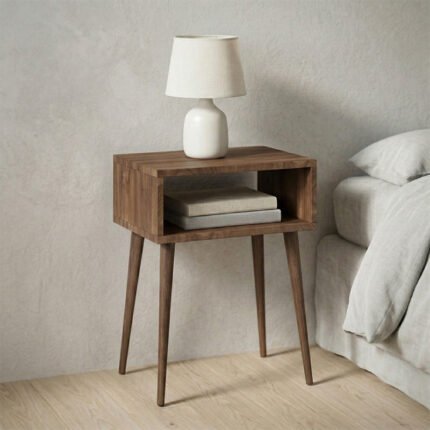 Βρες το Κομοδίνο Gola Megapap χρώμα καρυδί 45x30x58εκ. σε μοναδική τιμή στο clickforshop.gr