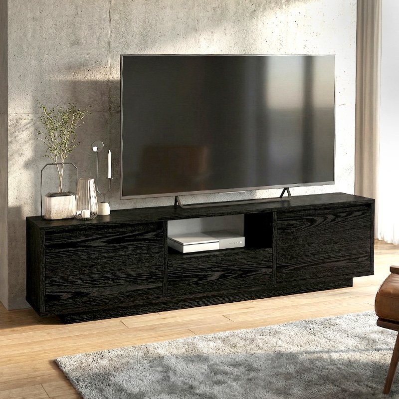 Έπιπλο τηλεόρασης Lumbera Megapap χρώμα sencron black 160x29 Βρες το Έπιπλο τηλεόρασης Lumbera Megapap χρώμα sencron black 160x29