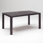 Τραπέζι πολυπροπυλενίου Kalan Megapap χρώμα καφέ 150x90x75εκ. - Image 3