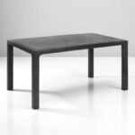 Τραπέζι πολυπροπυλενίου Kalan Megapap χρώμα ανθρακί 150x90x75εκ. - Image 3