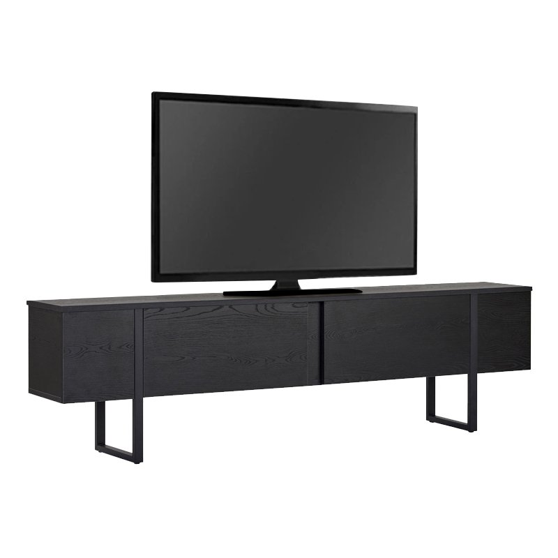Έπιπλο τηλεόρασης Luxe Megapap χρώμα black wood 180x30x50εκ. Βρες το Έπιπλο τηλεόρασης Luxe Megapap χρώμα black wood 180x30x50εκ. σε μοναδική τιμή στο clickforshop.gr