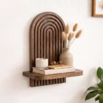 Βρες το Ραφιέρα τοίχου Artwill Megapap Mdf χρώμα wenge 26x13x35εκ. σε μοναδική τιμή στο clickforshop.gr