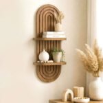 Βρες το Ραφιέρα τοίχου Artwill Megapap Mdf χρώμα oak 26x13x70εκ. σε μοναδική τιμή στο clickforshop.gr